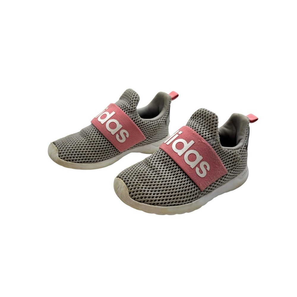 Adidas unisex child Lite Racer Adapt4.0 Running Shoe 10‎ LittleKid Grey/GreyPop